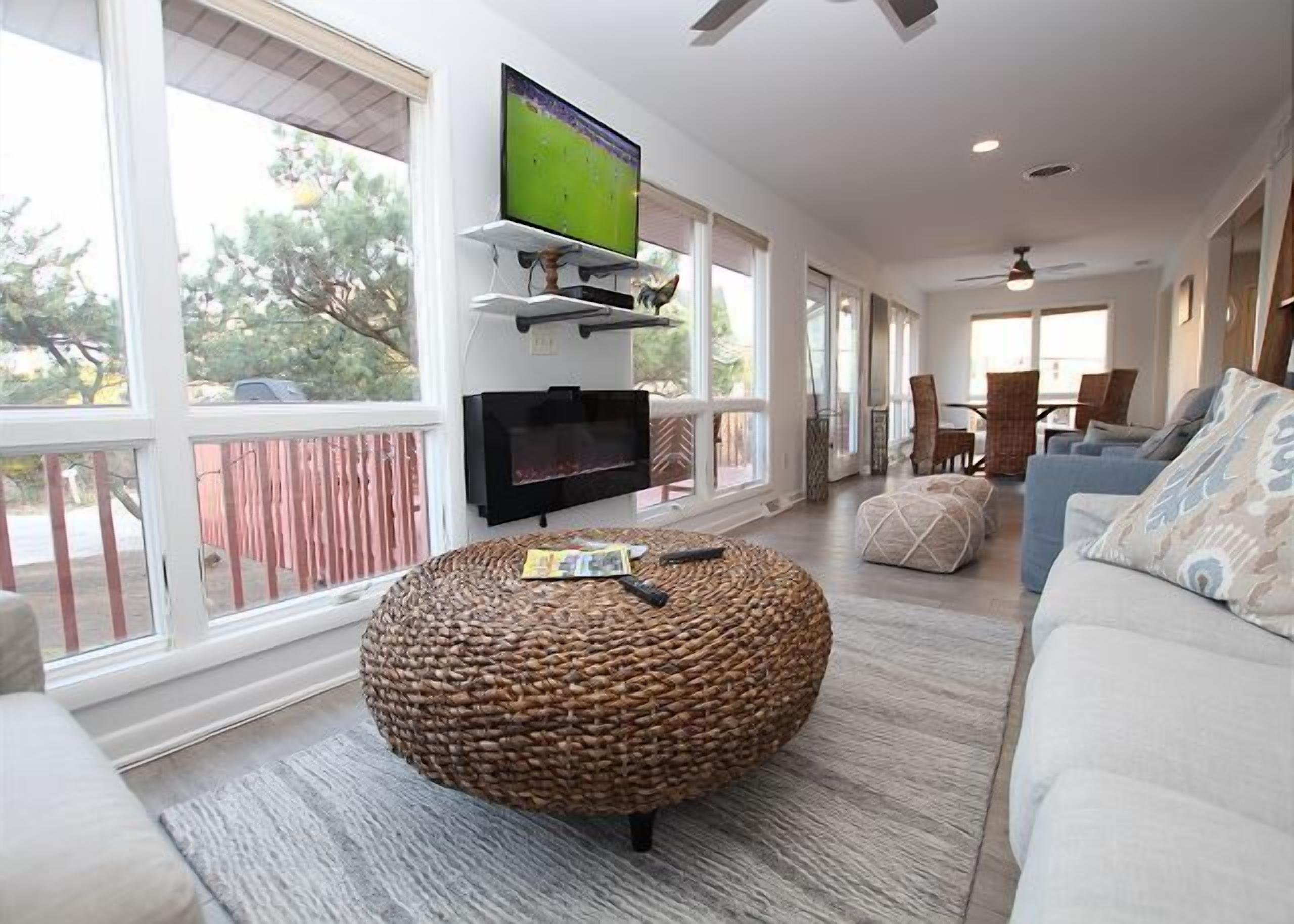 Smart TV, chimenea, Netflix y futbolito 