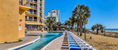 Indoor pool, outdoor pool