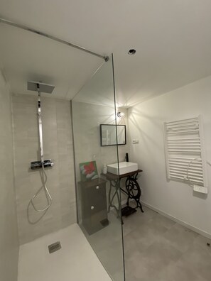 Douche, sèche-cheveux, papier toilette