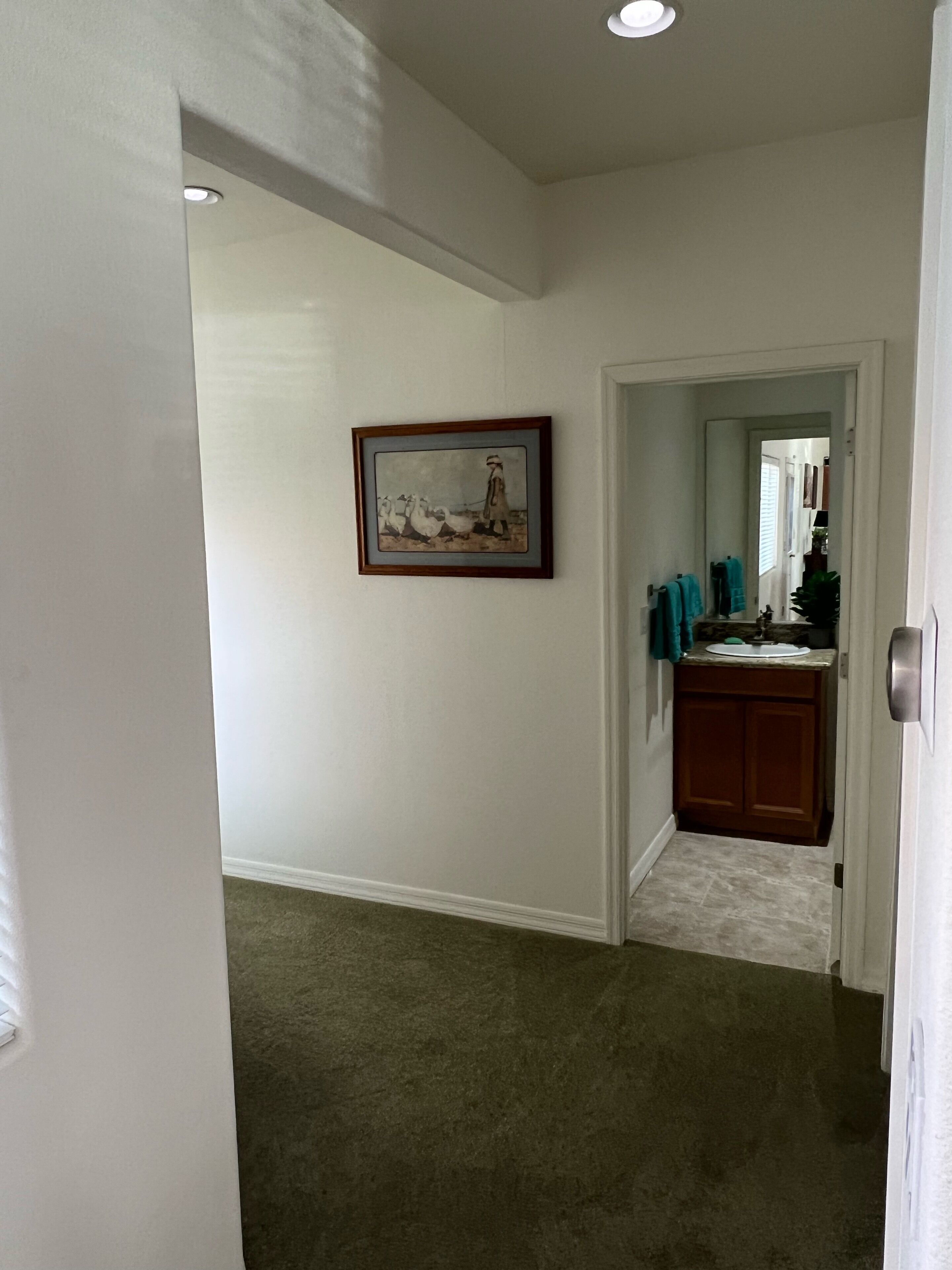
Hallway off living room 