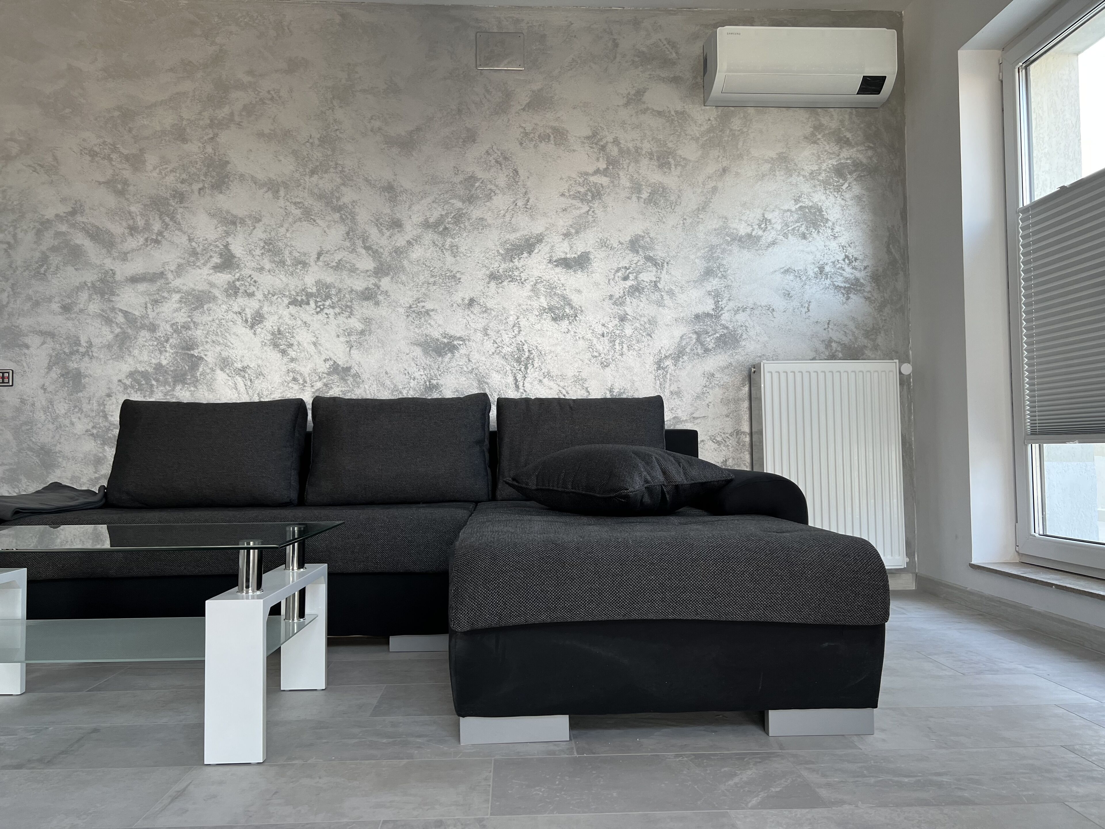 Presidential Apartment | Living room | 55-inch Smart TV with cable channels, TV, video-game console