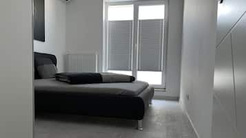 Apartamento presidencial | 1 quarto, roupas de cama premium, edredons de pluma