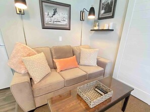 Smart TV, fireplace, video games