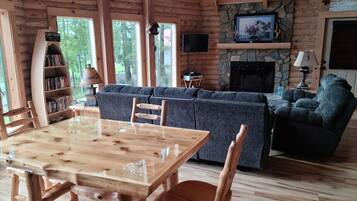 Smart TV, video games, DVD player, books