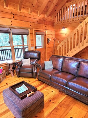 Smart TV, fireplace, printers - LUXURY WATWRVIEW CABIN WITH 2 FIREPLACES (Blue Ridge)