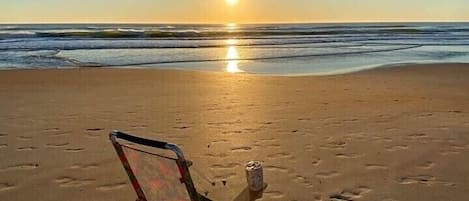 Tæt på stranden