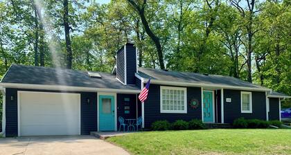 Beautiful lake-access home with boat slip steps away from renowned Clark Lake!