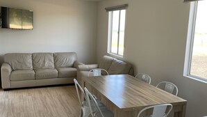 Dining - Beach Front Cabin 2 - Two Bedroom Self Contained (Allestree)