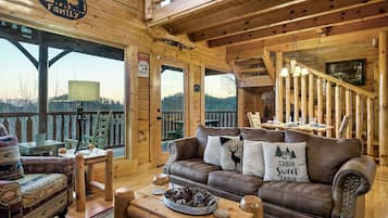 Smart TV, chimenea, videojuegos y reproductor de DVD