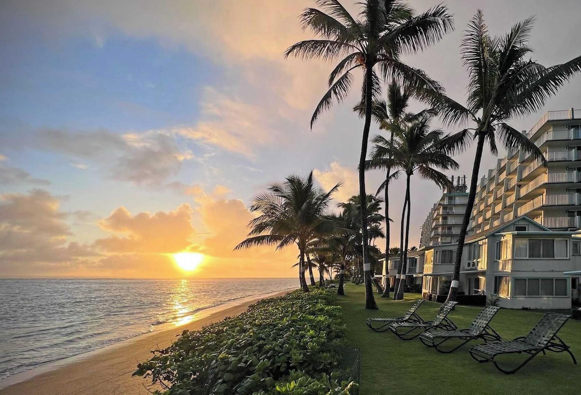 Accommodatie ligt op het strand
