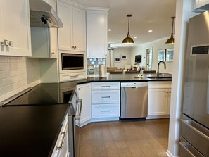 Fridge, microwave, oven, stovetop - Walk to Beach! Quiet, Updated Main Floor Condo, Monthly Rental! (Harbor Springs)