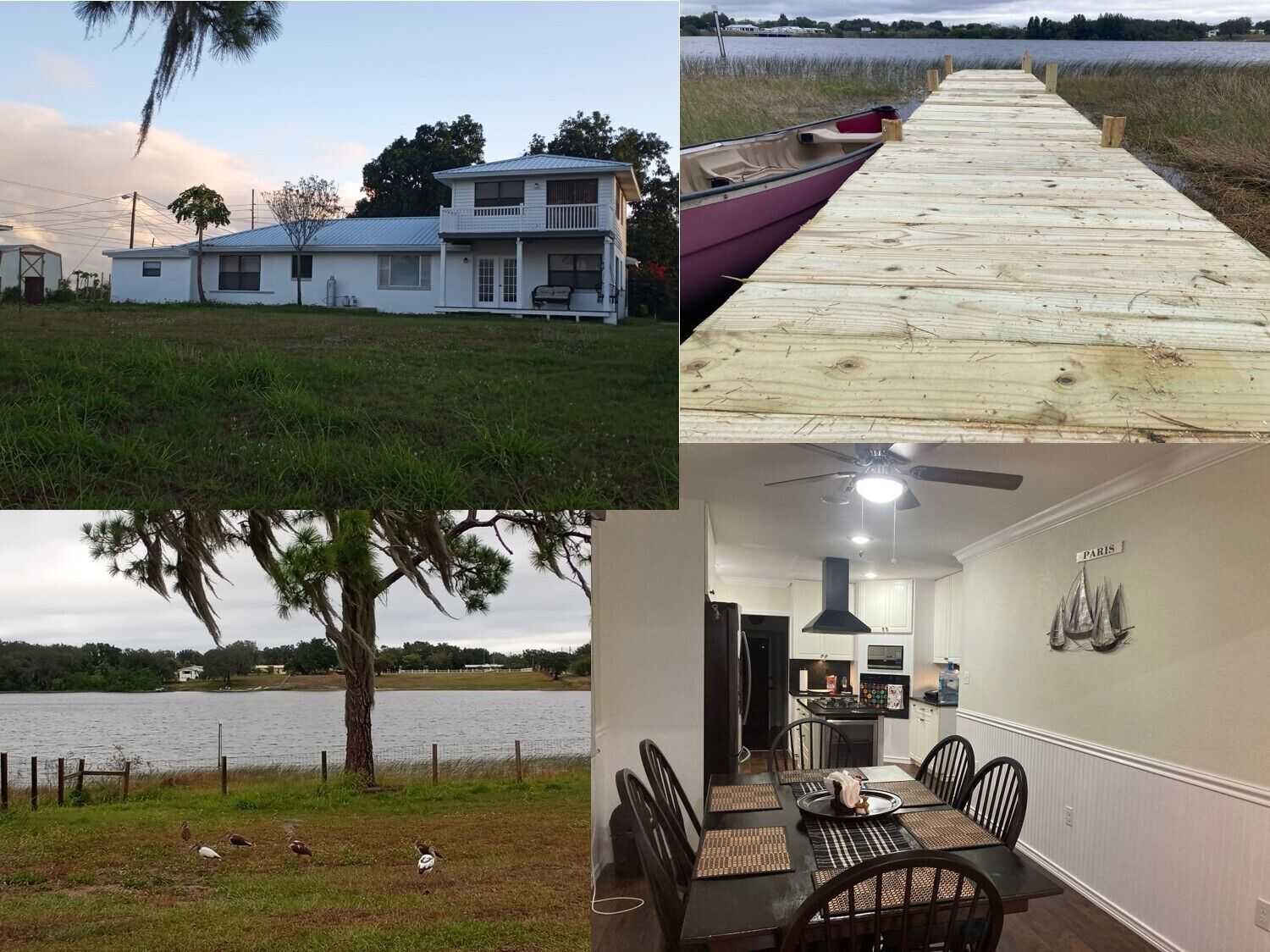 Lake House 3/2 With Private Dock, Kayak & Canoe