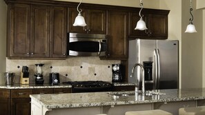 Fridge, microwave, coffee/tea maker, toaster