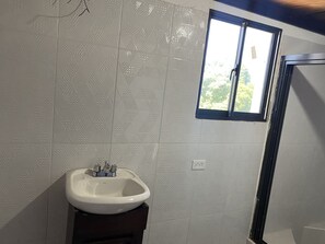 Combined shower/tub