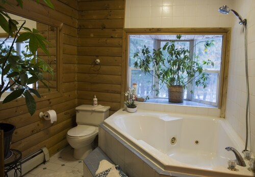 Japanese jacuzzi suite surrounded by state forest! 11 miles south of Ithaca