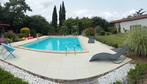 Outdoor pool - Gîte des fonds clairaux (Val-de-Bonnieure)