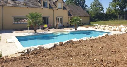 Villa with private pool and jacuzzi, lovely view