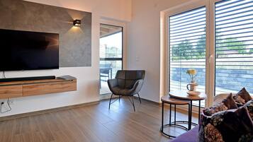 Blick von der Unterkunft