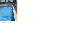Piscina externa, piscina aquecida