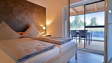 2 Schlafzimmer, Reisekinderbett, kostenloses WLAN, Bettwäsche