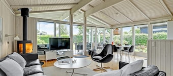 Stunning home in Malling with sauna