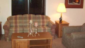 Télévision, cheminée, table de tennis de table, livres