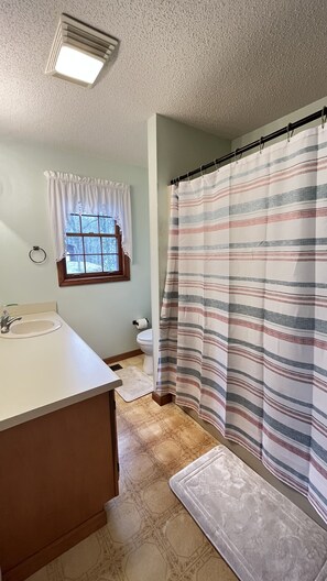 Combined shower/bathtub, hair dryer, towels, toilet paper - Amazing mountain views, endless stargazing!! (Hot Springs)