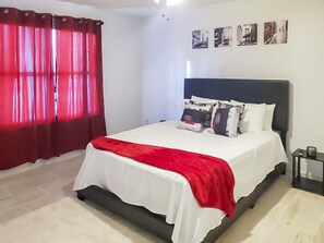 4 habitaciones, tabla de planchar con plancha y wifi gratis 