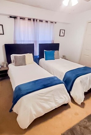 4 bedrooms, iron/ironing board, free WiFi, bed sheets