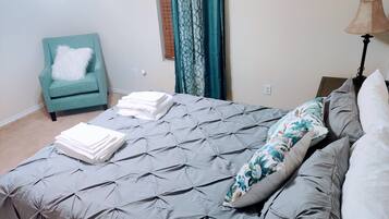 3 bedrooms, iron/ironing board, free WiFi, bed sheets