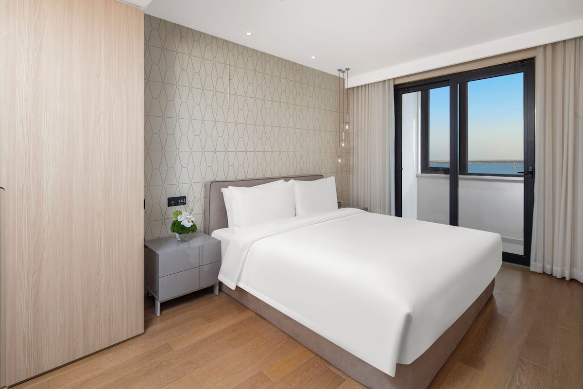 1 habitación, ropa de cama de alta calidad y cortinas blackout