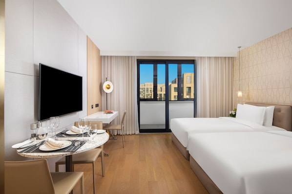 Superior Twin | Premium bedding, blackout drapes, soundproofing, free WiFi - Hyatt Place Shanghai Lingang (Shanghai)