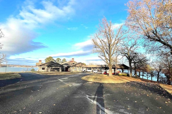 View of The Lodge from Gate Entry