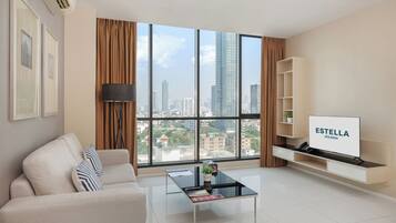 Chambre Deluxe, 1 chambre | Coffres-forts dans les chambres, fer et planche à repasser