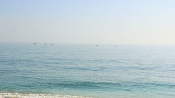 On the beach