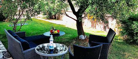 Condo, 2 Bedrooms, Patio, Garden View | Terrace/patio