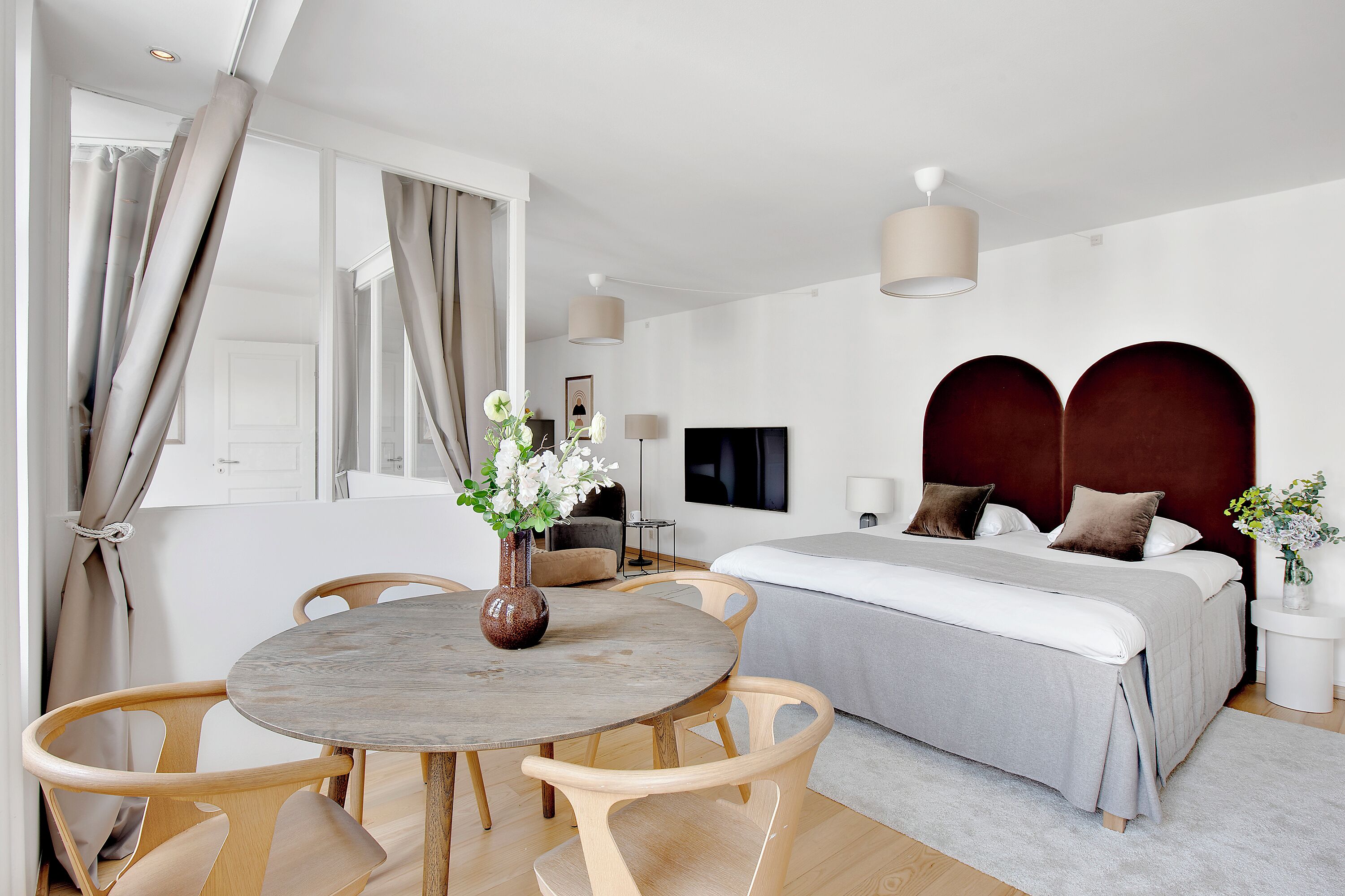 Apartamento, 1 habitación, balcón, vistas a la ciudad | 2 dormitorios