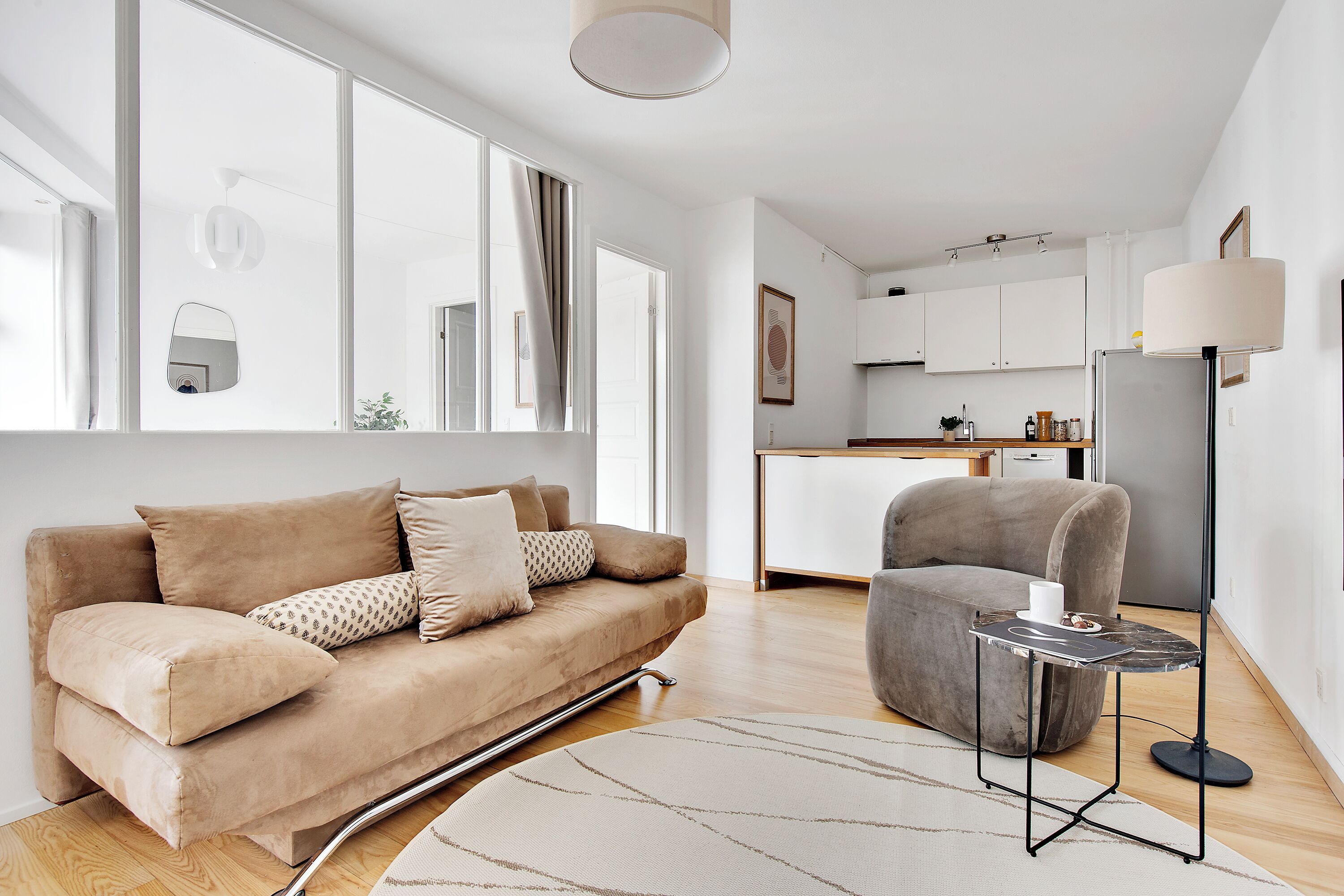 Lejlighed - 1 soveværelse - balkon - byudsigt | 2 soveværelser