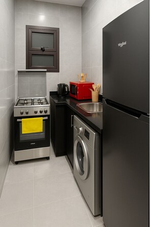 Chalet, 1 Bedroom, Accessible, Smoking | Private kitchen