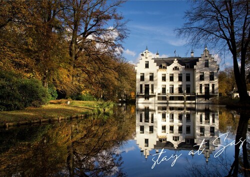 StayatSas Tiny House Sam in der Veluwe. WLAN, privater Parkplatz, großer Garten!