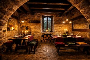 Dining - Fortress rental near Barcelona (granera)