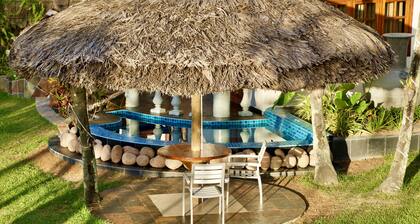 A private villa with a pool