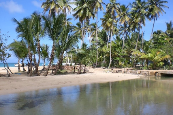 Plage à proximité, chaises longues