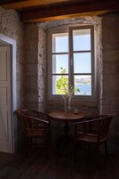 Deluxe Double Room, Sea View, Beachfront | Desk, iron/ironing board, free WiFi