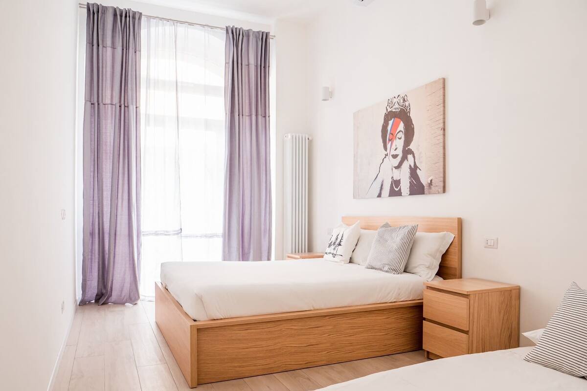 Deluxe-Apartment | 2 Schlafzimmer, Bügeleisen/Bügelbrett, kostenloses WLAN, Bettwäsche