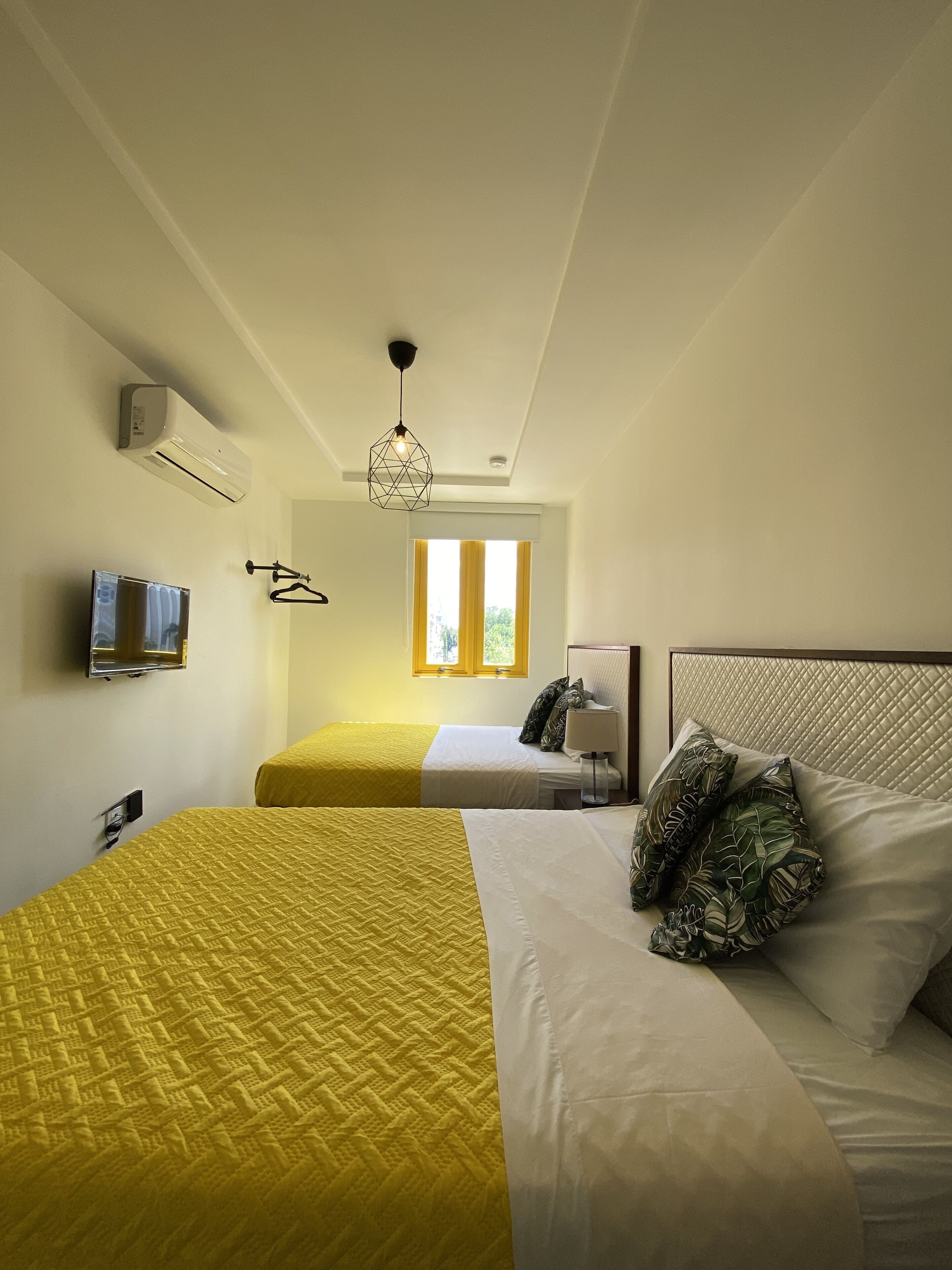 double room | individually decorated, laptop workspace, blackout curtains