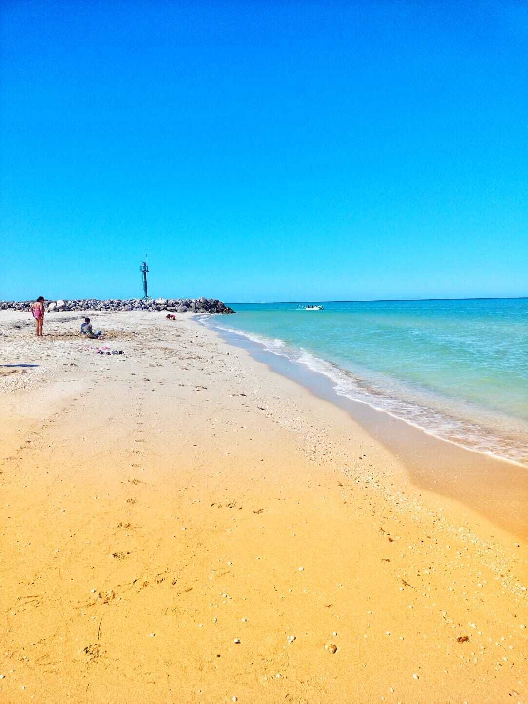 beach nearby, white sand