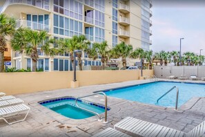 Indoor pool, outdoor pool - Island Royale P205, White Sands and Gulf Front! (Gulf Shores)