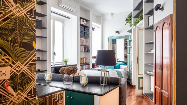 Living area - The Best Rent-Flat in De Angelis area (Milan)