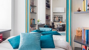 Living area - The Best Rent-Flat in De Angelis area (Milan)